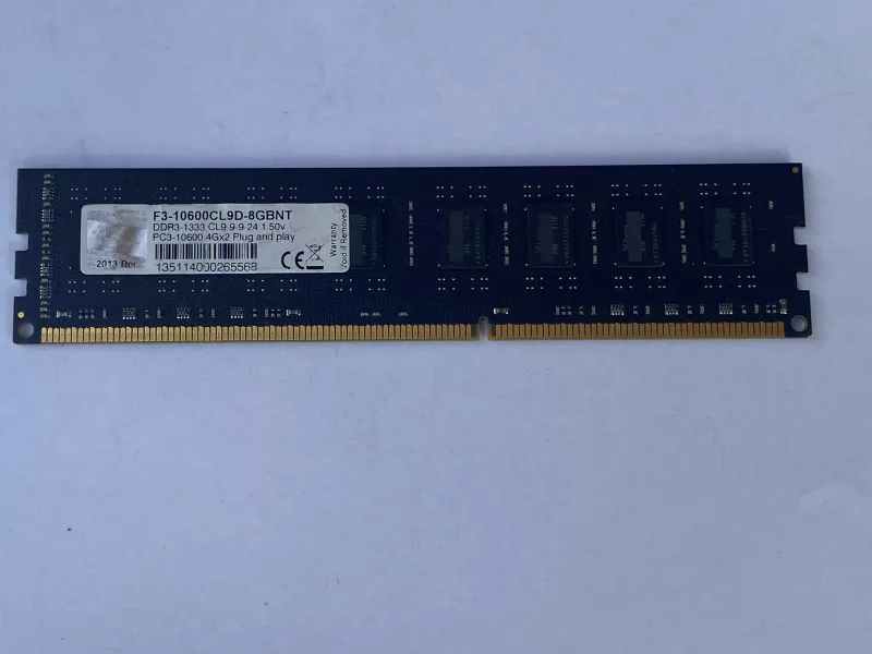 G.Skill DIMM 4 GB DDR3-1333 1x 4 GB Arbeitsspeicher F3-10600CL9D-8GBNT