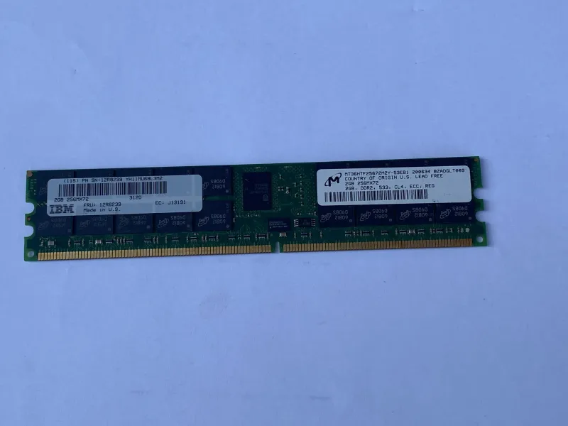 IBM 12R8239 2GB  MT36HTF25672M2Y-53EB1 DDR2 533 CL4 ECC REG