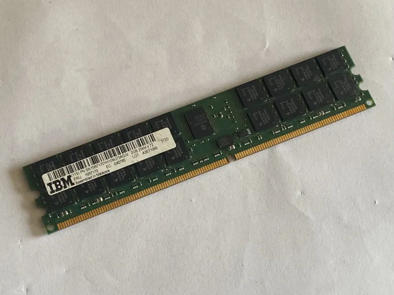 15R7170 IBM 2GB PC2-4200 DDR2-533MHz ECC Registered CL4 276-Pin DIMM Memory Module
